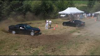 BMW E36 M3 BMW E46 330ci merry go rounds tandem drift on Steinbach Classic 26 #DRIFTING #FUN #SOUND