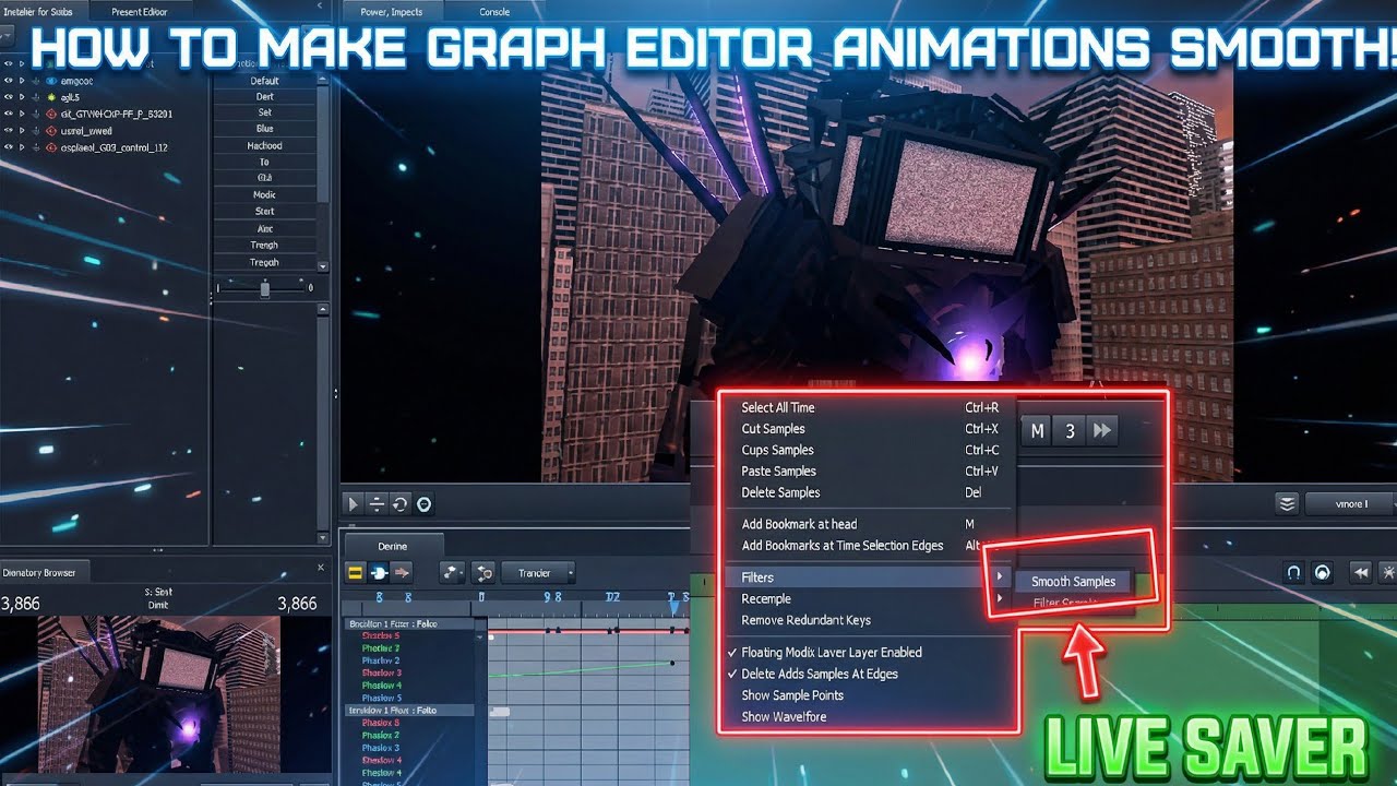 Skibidi Toilet SFM Tutorial │Smooth Samples│Graph Editor - YouTube