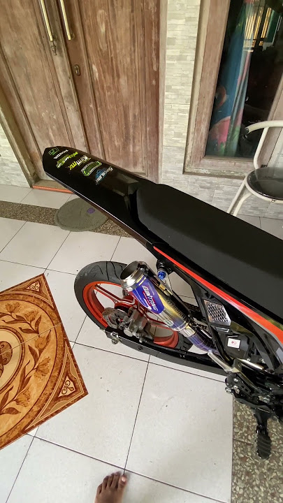 Cek Sound Knalpot Bintang Powerfull Type Half Blue Series #supermotoherex #surex #supermoto