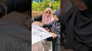 Banner and protection guys... #rafidahibrahim #isukampungbaru #turunanwar
