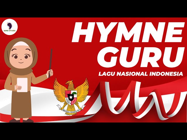 Hymne Guru - Lagu Nasional Indonesia (Lirik u0026 Animasi) Song of Kids class=