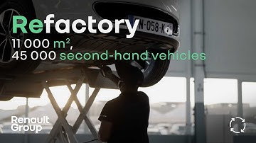The Factory VO, a unique refurbishment plant for used cars in Flins (France)