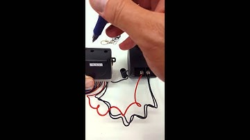 How to program the Gate1® receiver and remote transmitter