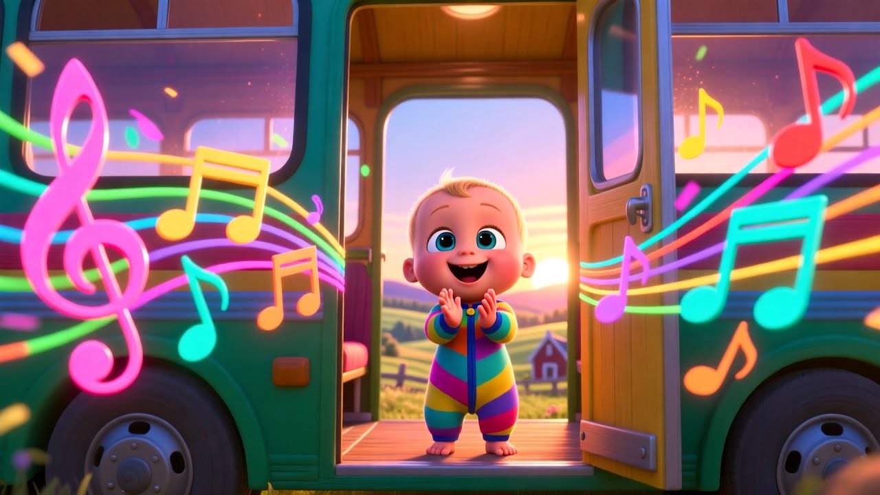 Boom Farm Bus Melody! | Nursery Rhyme Song for Kids