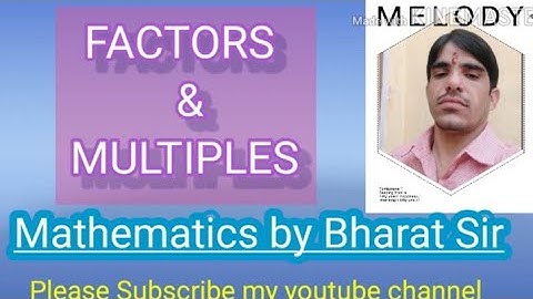 Maths  Chapter - factors & Multiples (Video -2)