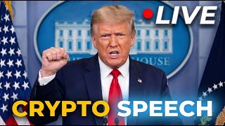🔴 TRUMP CRYPTO SPEECH LIVE