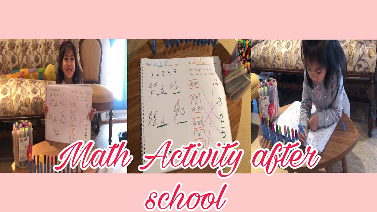 Math activity after school by: Andie - YouTube
