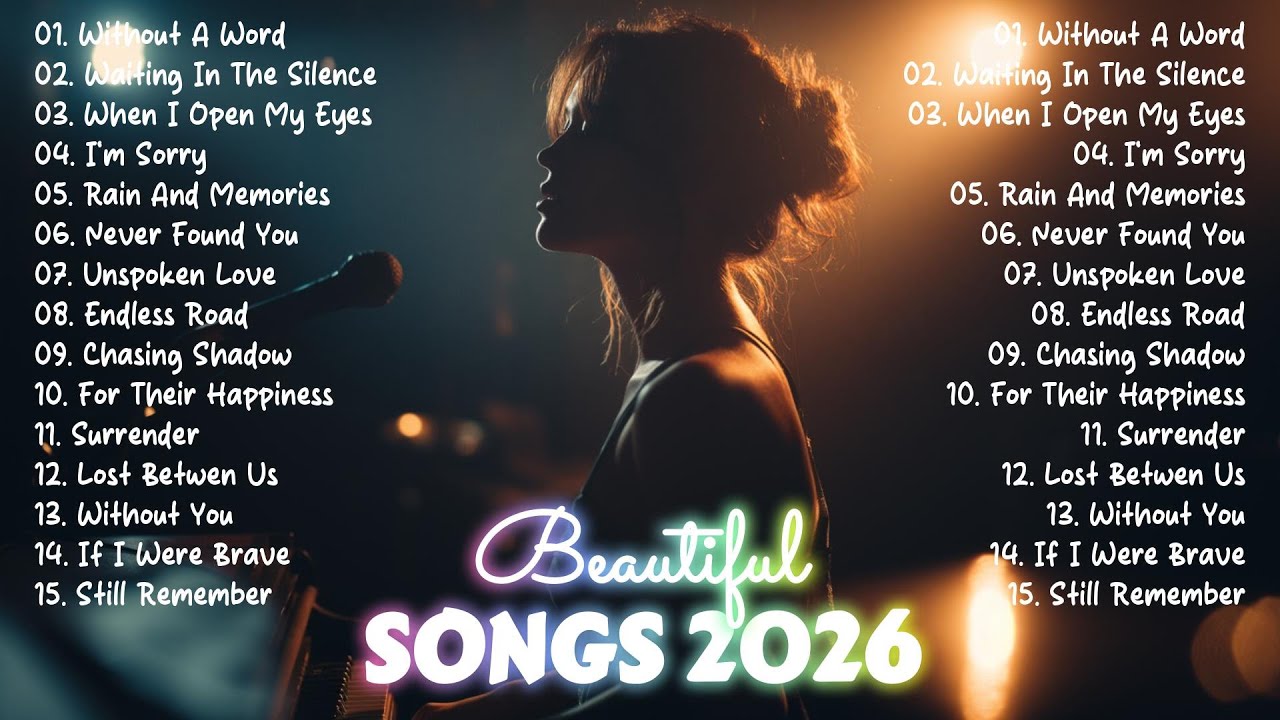 Beautiful Songs 2026 🎵 Some Beautiful Love Songs - Romantic Songs Playlist January 2026