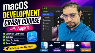 macOS Development Crash Course  How to build Apps for Mac | AppKit |SplitViews - Course 1