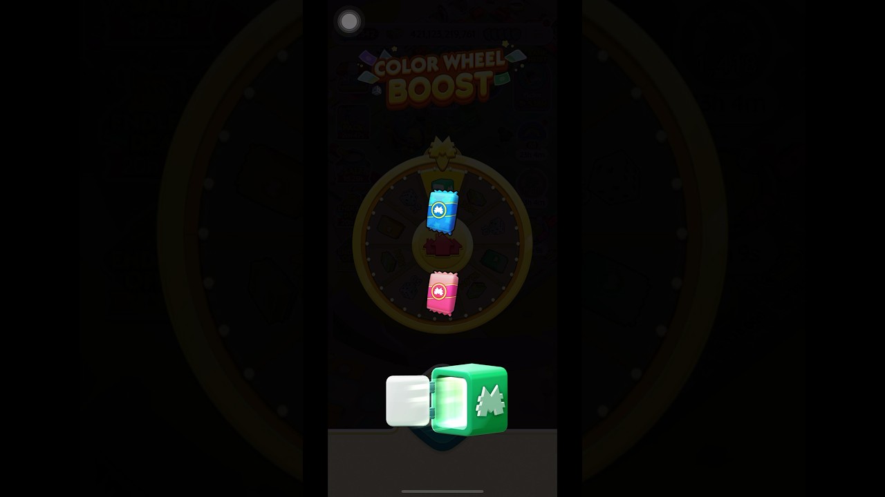 MonopolyGO! Board Complete Bank Of Monopoly With 20 Minutes Wheel Boost  ​⁠New Stickers😍