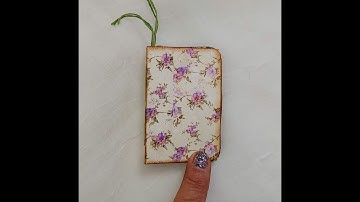 Altoid Tin Mini Journal - Cottage Garden - Part 1