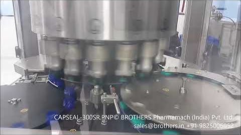 CAPSEAL-300SR.PNP Automatic Rotary High Speed Pick N Place Bottle Screw Capping with  300 Speed