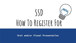 Oral and/or Visual Presentation Step by Step Registration Guide