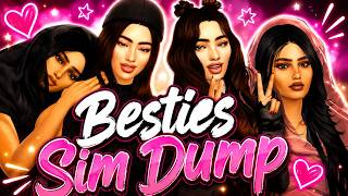 Custom Teen Sims CAS | Making Besties for @SimmieVee