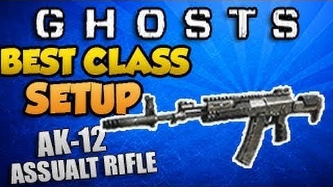 COD GHOSTS: |AK12 BEST CLASS SETUP|