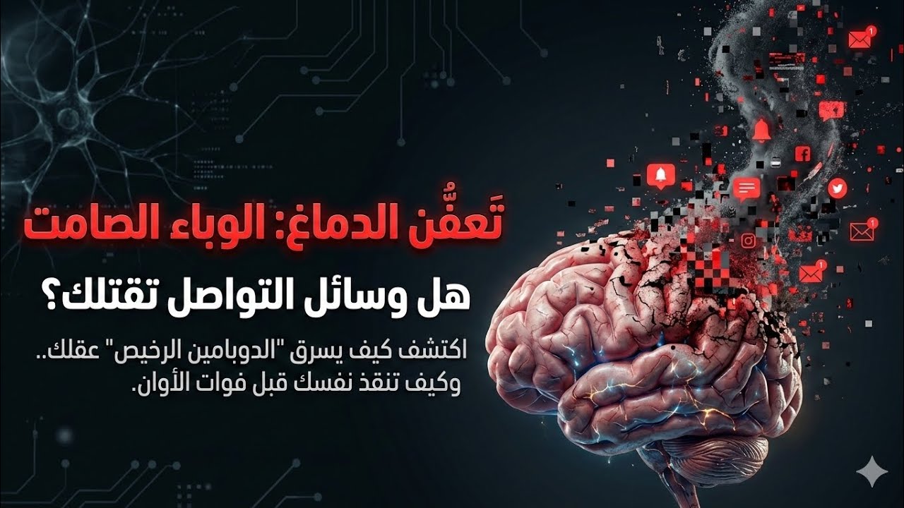 تعفن الدماغ الوباء الصامت هل وسائل التواصل تقتلك ؟😵‍💫😳