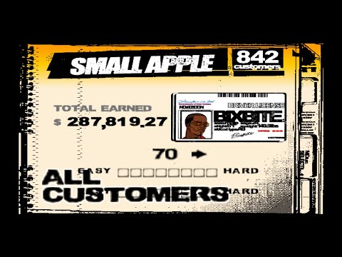 Crazy Taxi 3 Small Apple ALL Customers