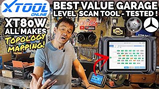 XTool XT80W, Best Value Garage Level Scan Tool All Cars! - Topology Mapping + Endoscope!