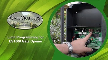 How To Set Limit Switches for Estate Swing ES 1000 Driveway Gate Opener