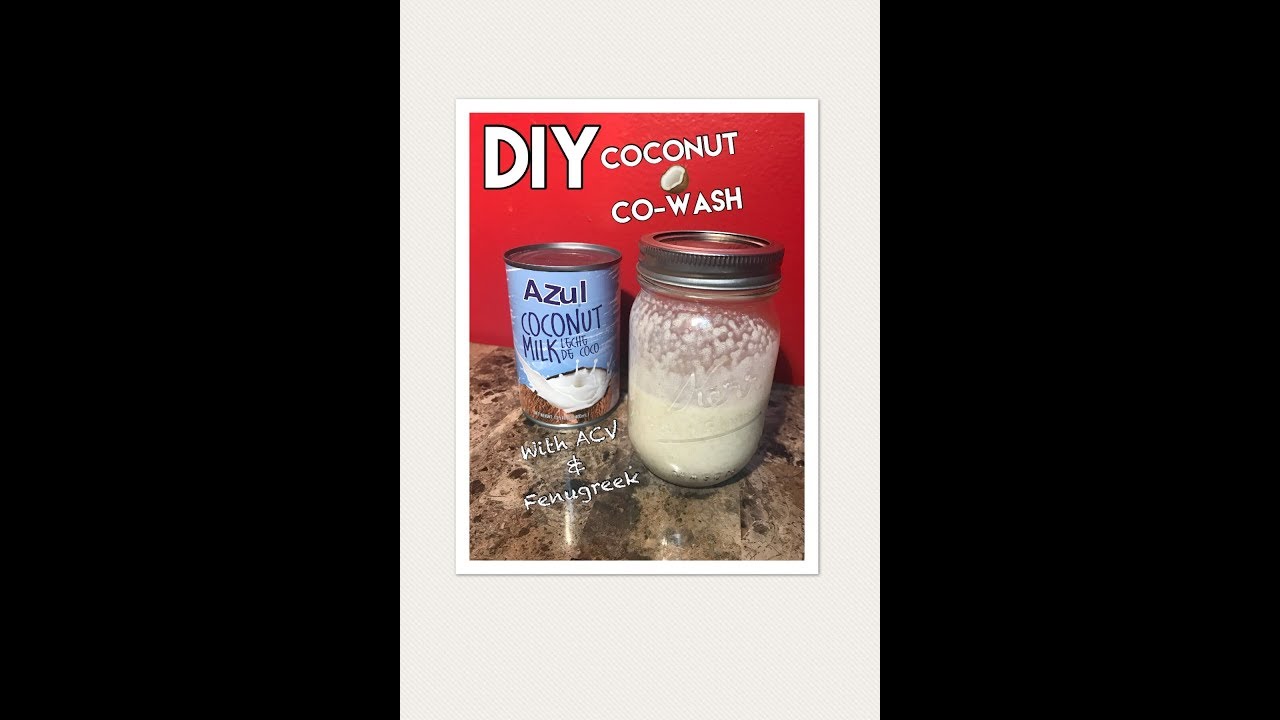 DIY Creamy Coconut Milk Fenugreek CoWash Promotes hair GROWTH