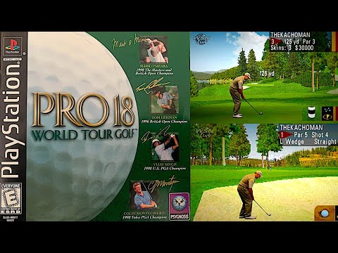Pro 18 World Tour Golf by Psygnosis for the Sony PlayStation 1999