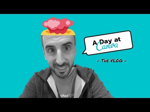  Video and  Tutorial   A Day at Canva - VLOG 