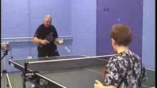 How to Play a Table Tennis  Backhand Drive - Stage 1 Control