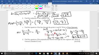 Math 136 Final Review Part 2