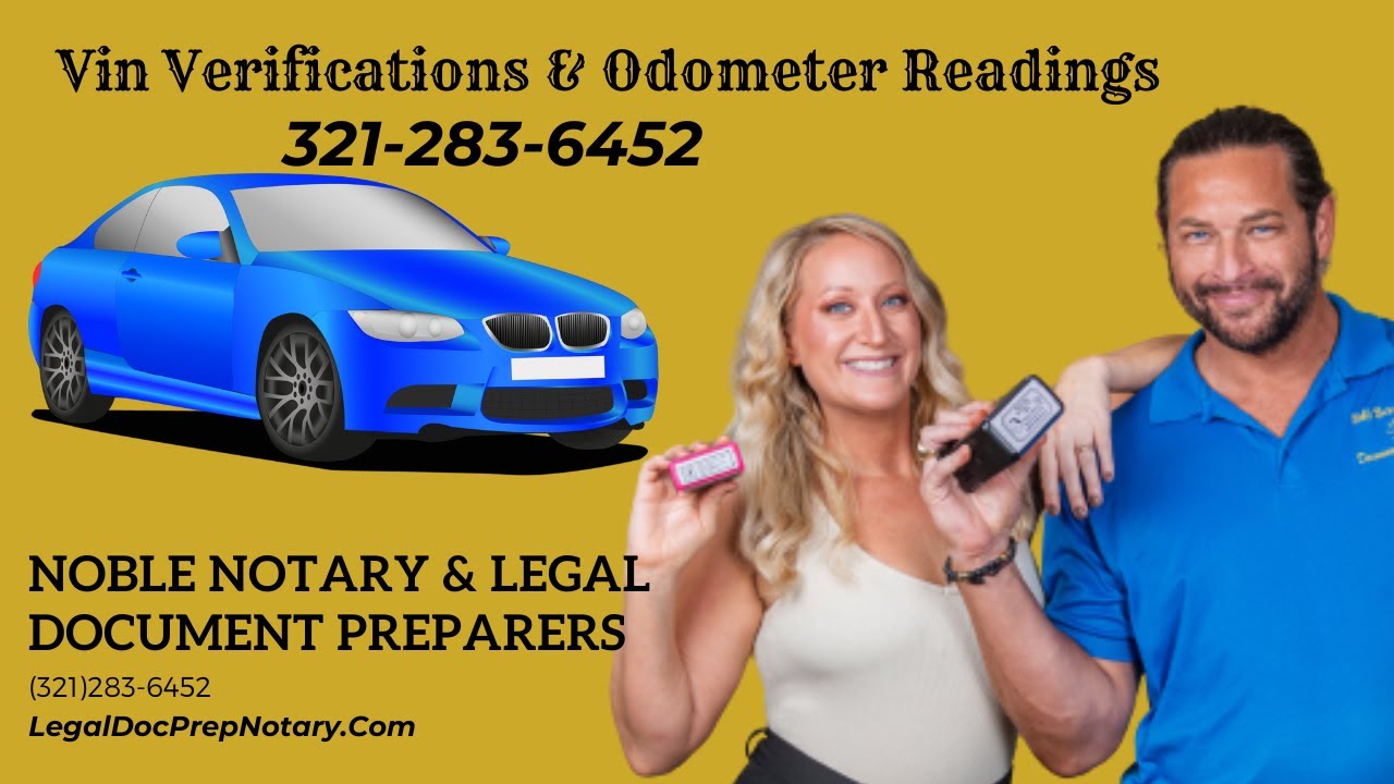 Vin Verifications & Odometer Checks In Florida