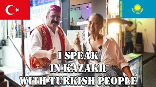 Trying to speak in Kazakh with Turks in Thailand Pattaya | Is it hard to understand each other?
