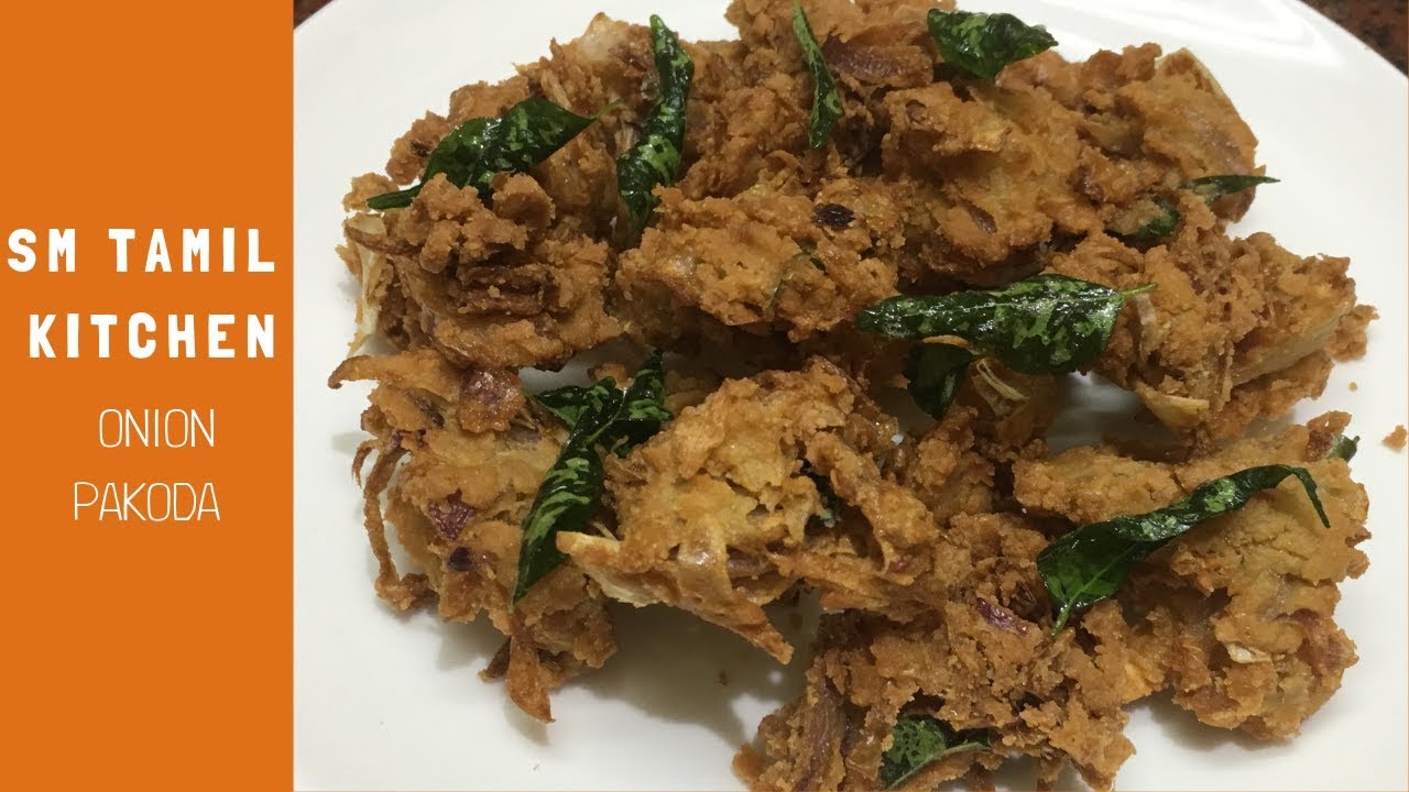 Onion Pakoda Recipe in Tamil Make Easy Onion Pakoda Vengaya Pakoda