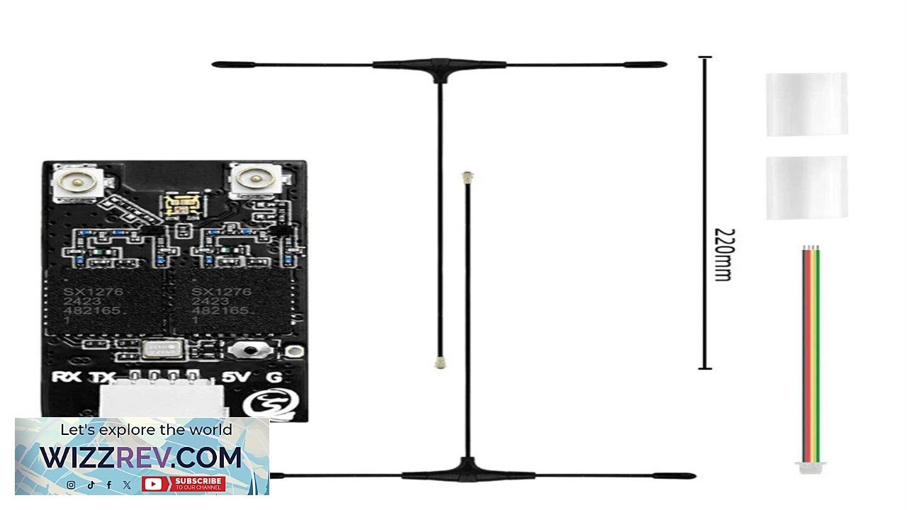 SEQURE ELRS 915 МГц 868 МГц, двойной приемник, истинное разнесение, двойная антенна, большая даль...