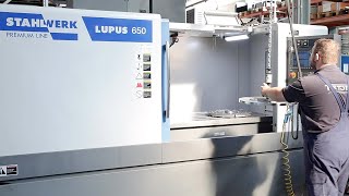 Komponenten für Hightech-Mühlen - Unser Bearbeitungszentrum Lupus 650 in Aktion bei Tietjen.