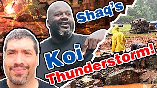 Shaquille O'neal Koi Pond Build - Part 2 - Atlanta Shaquille O'neal Koi Pond Build - Part 2 - Atlanta