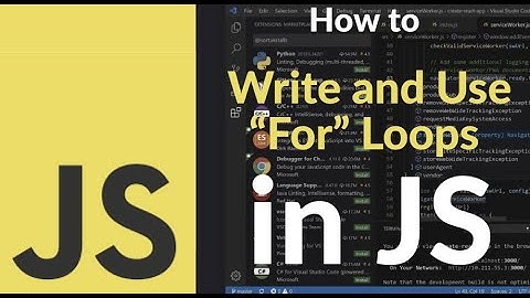 How to Write and Use For Loops in JavaScript | Beginner’s Guide to Looping Through Arrays & Values