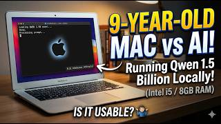 💻 DeepSeek R1 distilled Qwen 1.5B on a 9-Year-Old Mac? (Local AI Stress Test)