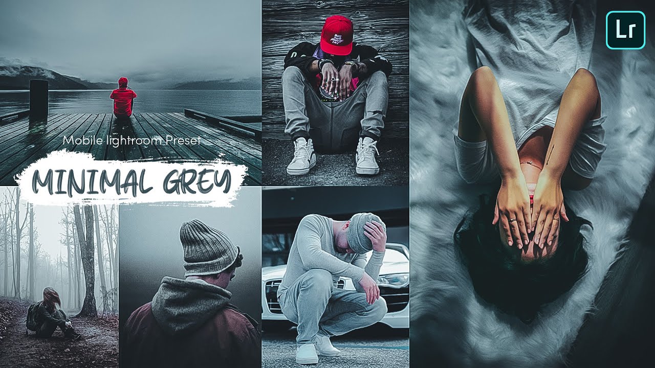Lightroom Mobile Presets Free Dng - Dramatic Dark Minimal Grey Color Tone Preset 2020