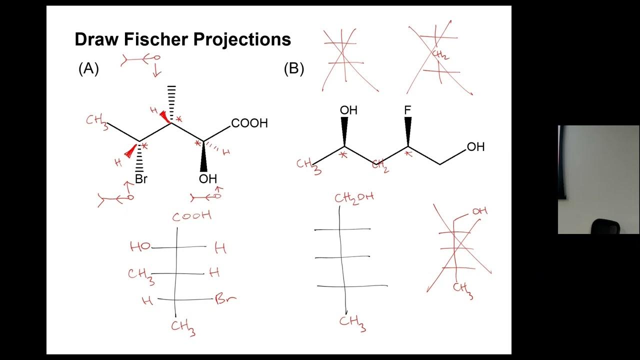 Organic Chemistry 1 - Drawing Fischer projections #1 - YouTube