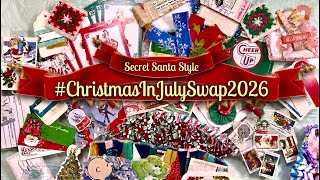 I Was Completely Spoiled! Handmade Gifts & Craft Supplies | #ChristmasInJulySwap2026 Finale