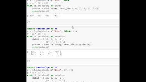 TensorFlow: Placeholder Variables