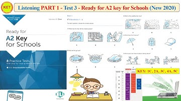 Ready for A2 key for Schools - Listening Part 1 - Test 3 (Transcript + Key)