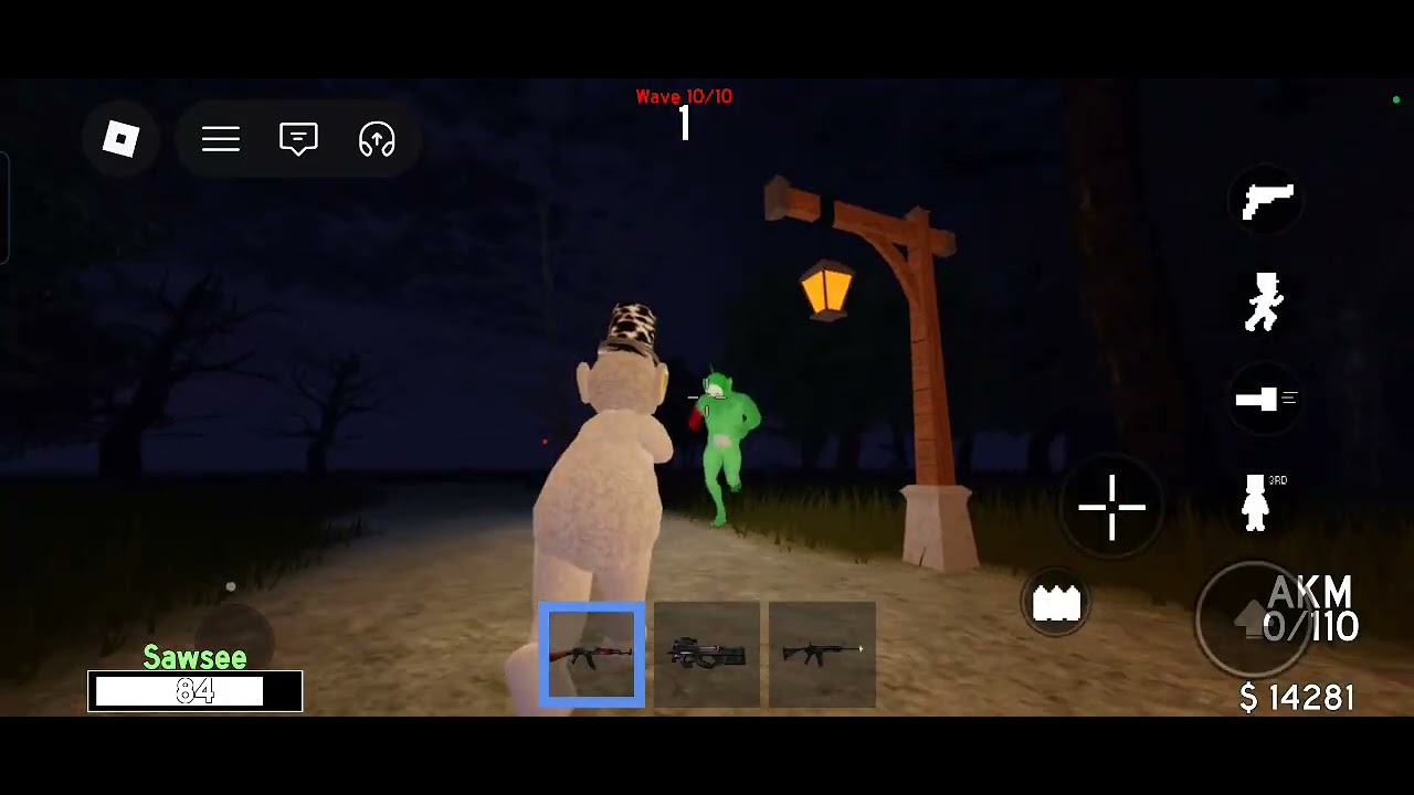 white tubby puts zombie dipsy back to his grave 