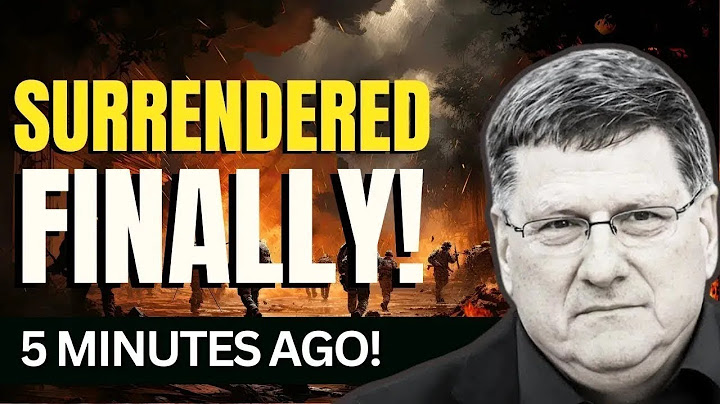 Scott Ritter: LAST HOPE DESTROYED!!