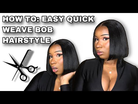 Bonded Quick Weave B O B ' N & W E A V I N ' IG: Shayes_dvine_perfection  FB: Shayes D'vi… | Quick weave hairstyles, Curly weave hairstyles, Braids  for black hair
