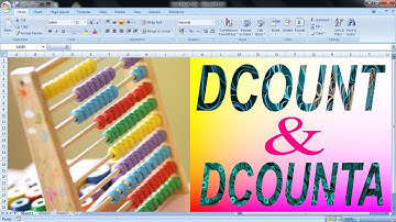 Excel magic trick 42 bangla - DCOUNT and DCOUNTA Functions