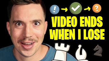 I Keep Playing Chess Until I Lose a Game