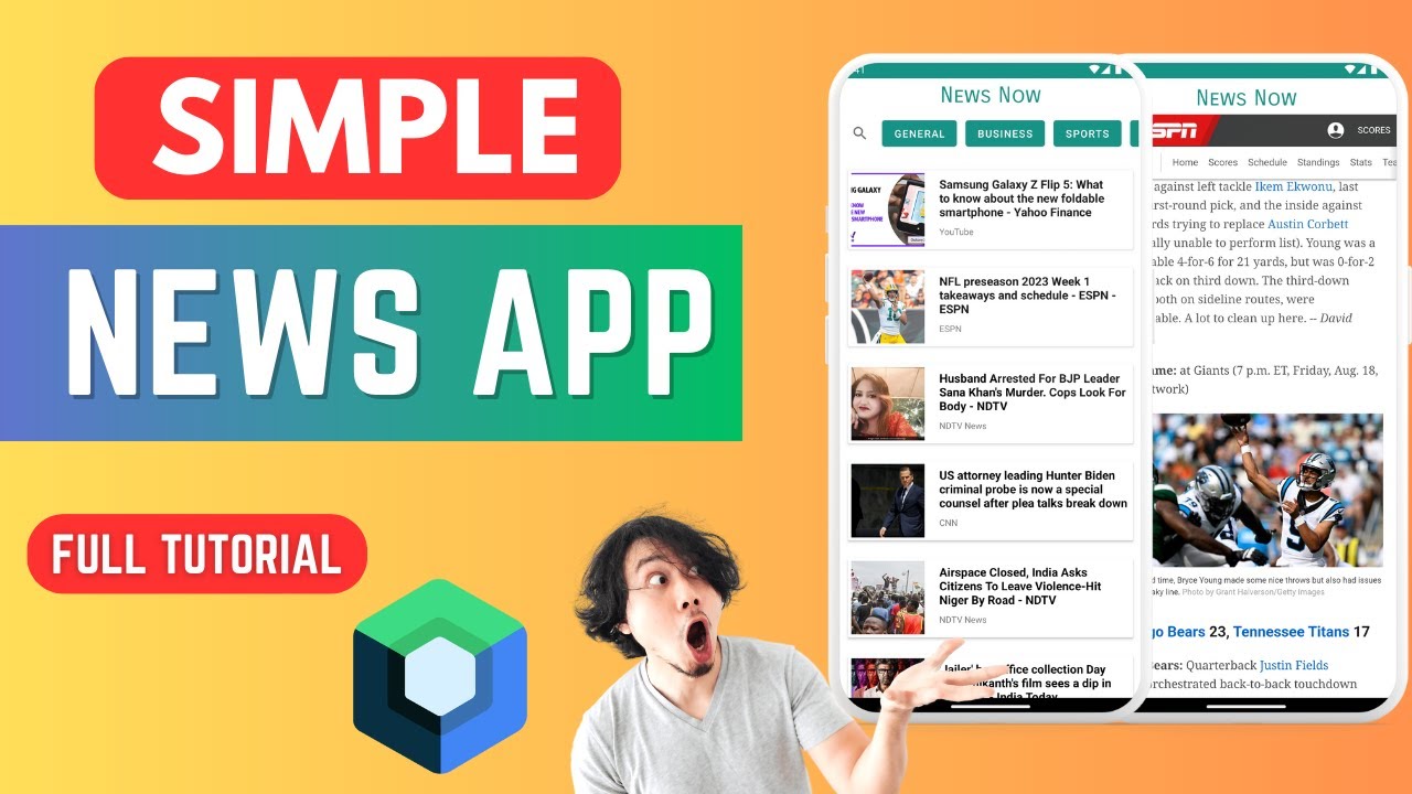 1 News App | Jetpack Compose 🔥 | Android Studio Tutorial | 2024 - YouTube