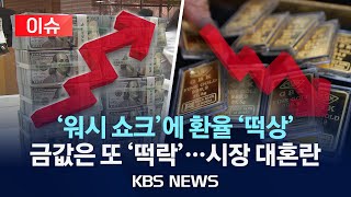 [이슈] '워시 쇼크'에 환율 1460원대로 급등…금값은 또 4% 하락세/2026년 2월 2일(월)/KBS