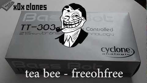 Cyclone Analogic TT-303 BassBot Unboxing by x0xclones.com (American English Dub)