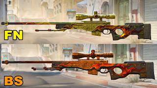 CS2 AWP Sovereign Flame FN to BS INGAME SHOWCASE
